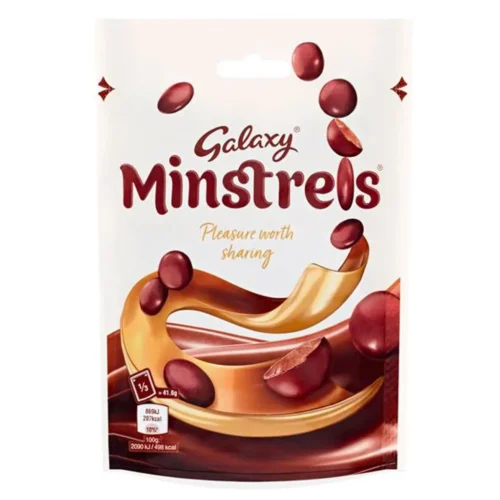 Galaxy Minstrels Milk Chocolate Buttons Pouch Bag