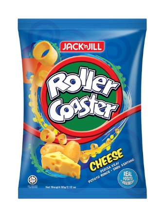 Jack n Jill Roller Coaster - Cheese (60g)