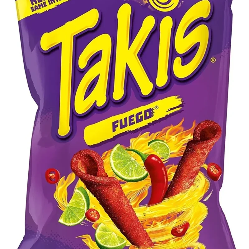 Taki's Fuego Hot Chilli Pepper & Lime Tortilla Chips