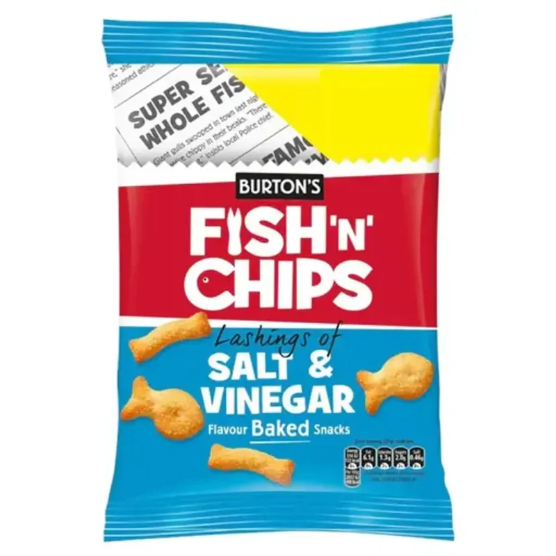 Burton's Salt & Vinegar 'Fish 'n' Chips'